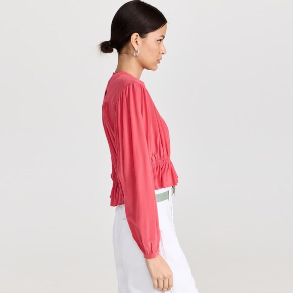 Isabel Marant "Nelino" Top in "Paradise Pink", size 42. Fits like a size 10 ish - Picture 11 of 12